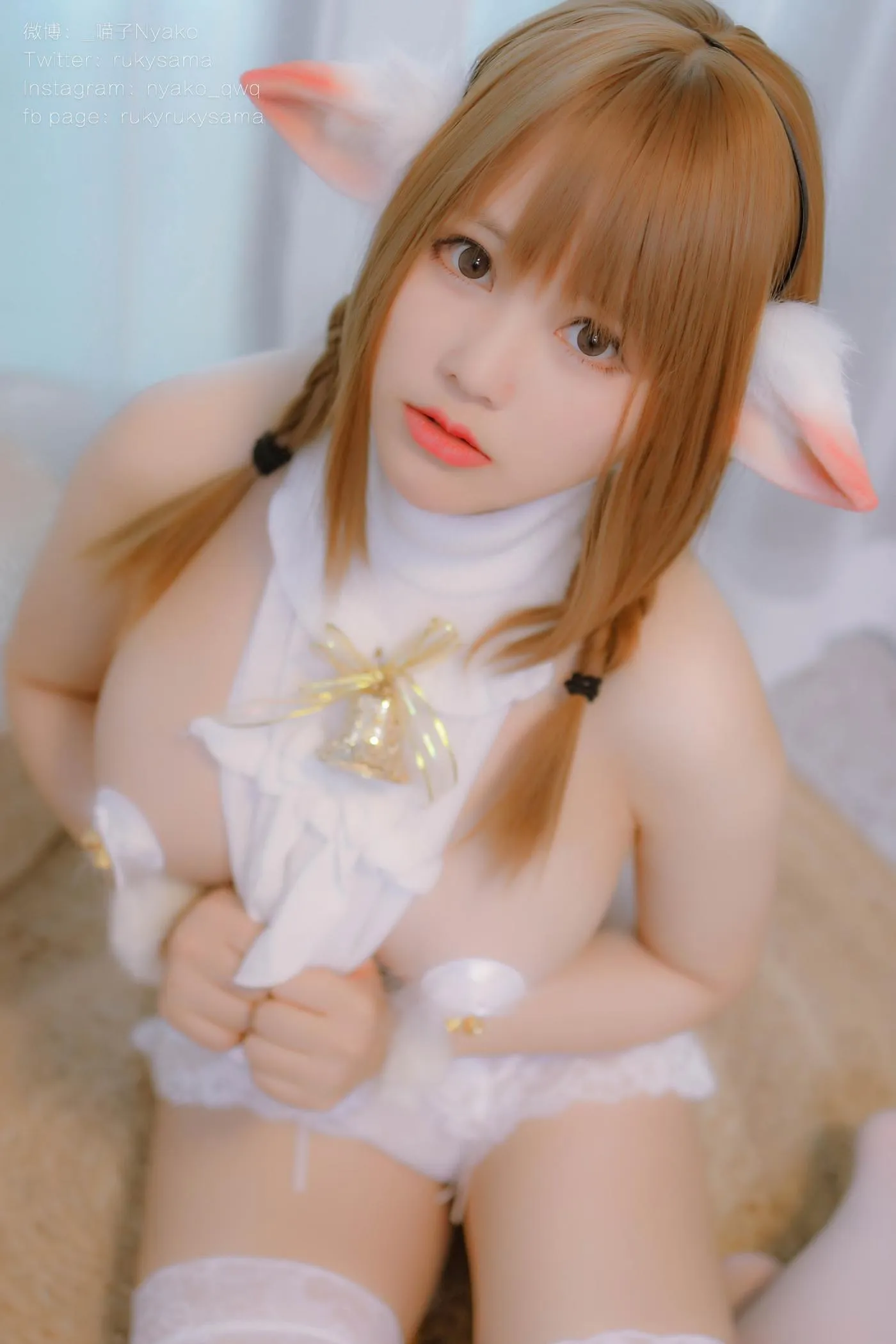 Nyako喵子 – NO.25 4月特辑-獣耳彼女2-羊 [73P]插图9
